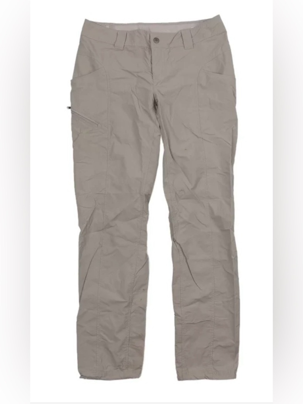 Columbia Insect Blocker Hiking Cargo Pants Beige/Tan - Size 12 Long